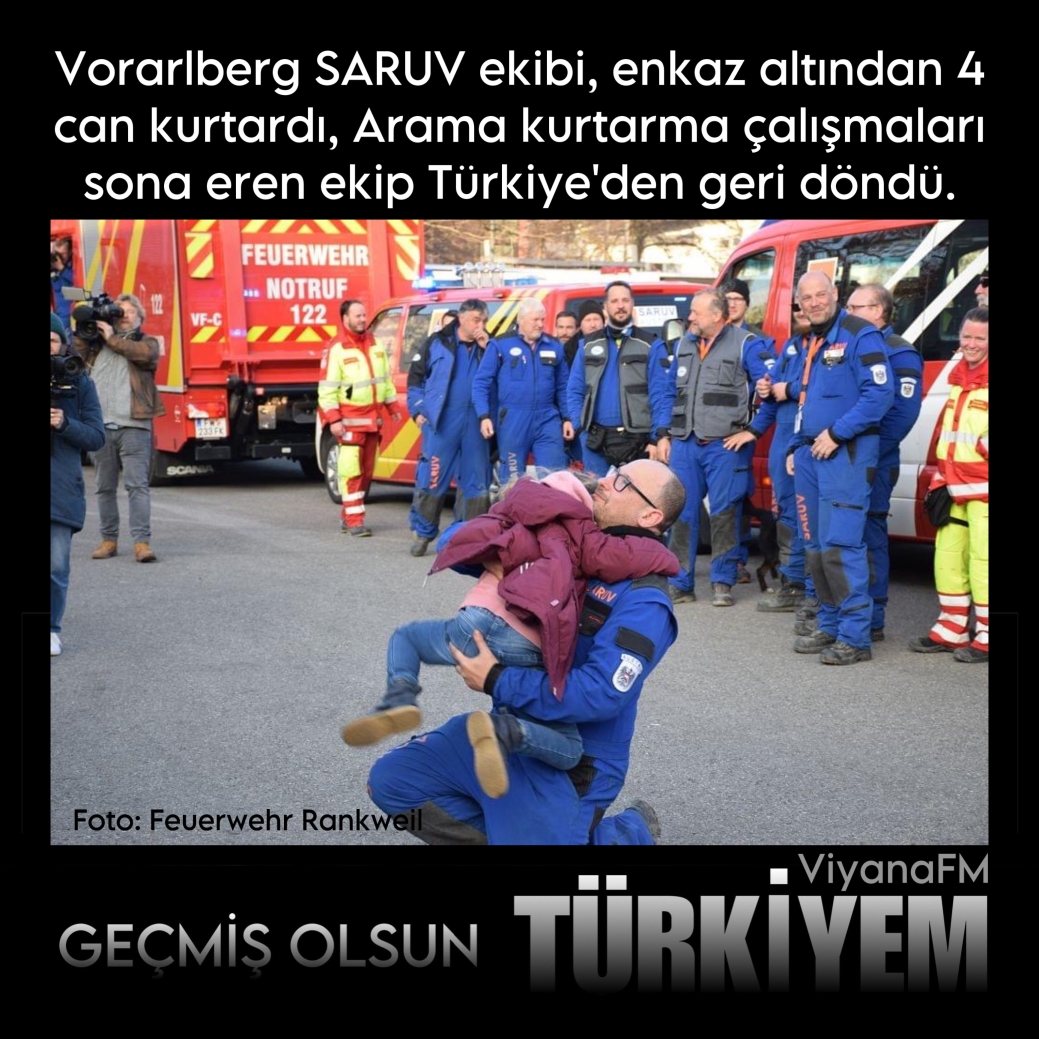 Teşekkürler SARUV, Enkazdan 4 can kurtardılar!