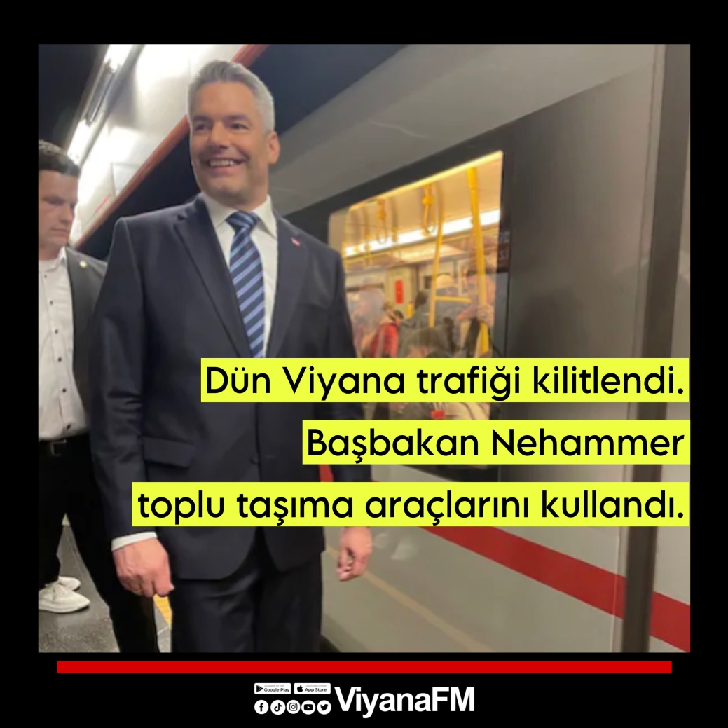 Başbakan metroyu kullanmak zorunda kaldı.