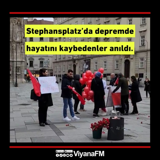 Depremde hayatını kaybedenler anıldı.