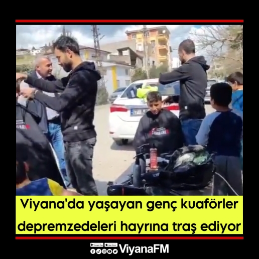 Viyanalı genç berberlerden örnek davranış