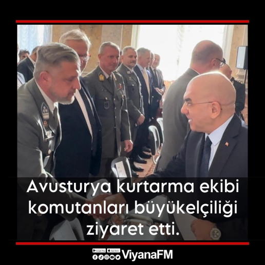 Komutanlar büyükelçiyi ziyaret etti.