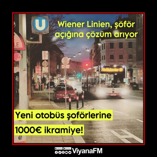 Yeni otobüs şoförlerine 1000€ ikramiye!