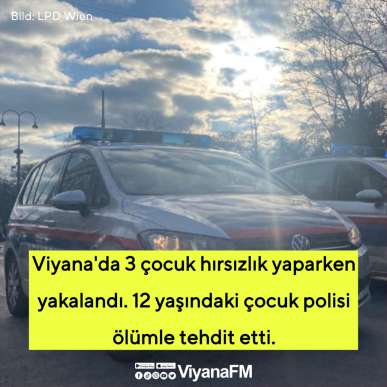 Çocuk polisi ölümle tehdit etti