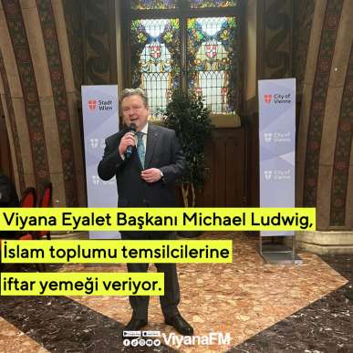 Başkan Ludwig iftar veriyor.