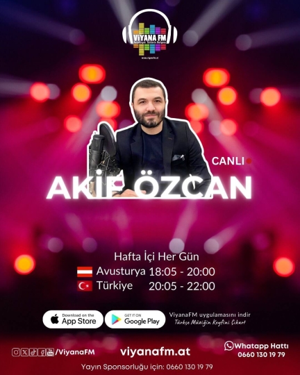 Akif Özcan - Hafta içi Hergün 19:00 - 21:00 arası