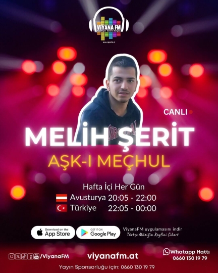 Melih Şerit - Hafta içi Her Akşam 21:00 - 23:00 arası