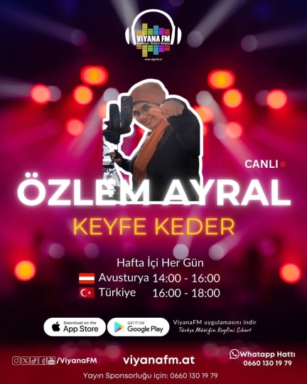 Özlem Ayral - Hafta içi Hergün 14:00 - 16:00 arası