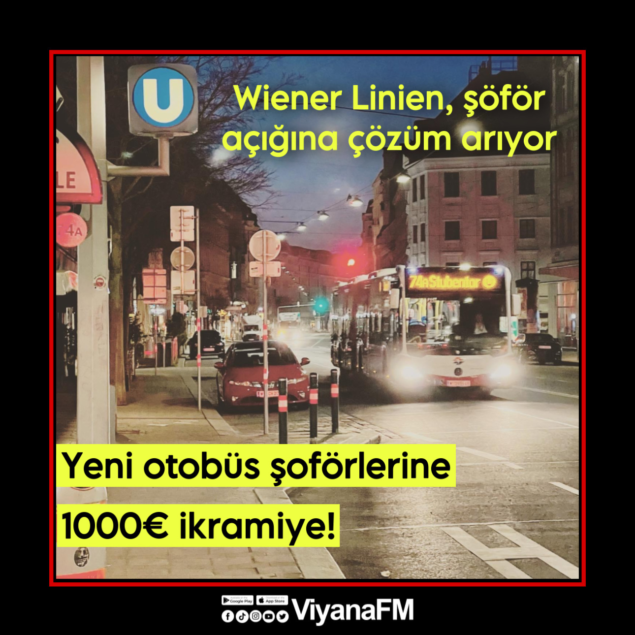 Yeni otobüs şoförlerine 1000€ ikramiye!